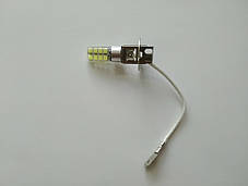Світлодіодна лампа H3 LED ДХО 16 SMD 3030 SilcaGel 12 V — 24 V, фото 4