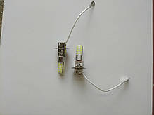 Світлодіодна лампа H3 LED ДХО 16 SMD 3030 SilcaGel 12 V — 24 V, фото 5