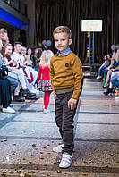 Детский пуловер для мальчика Antonio Morato Италия MKSW00081 горчичный
