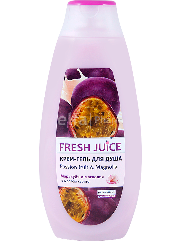 Гель для душу Passion fruit&Magnolia 400 мл Fresh Juice