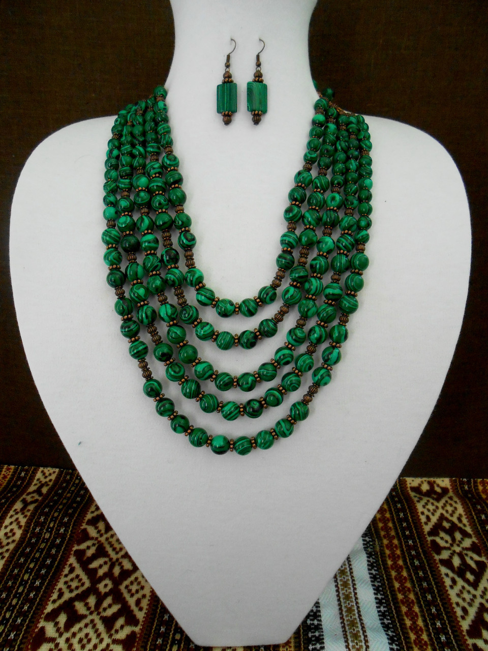 Малахітові прикраси, фото 1