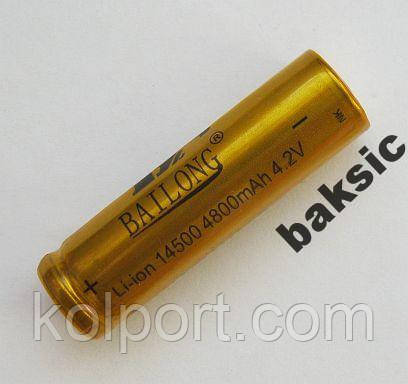 Мощный аккумулятор Bailong BL-14500 Li-ion 4800mA - фото 1 - id-p110210538