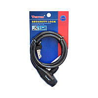 Замок велосипедний трос Tonyon 8x650 мм TY420