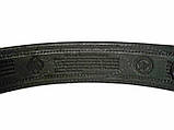 Ремінь - портупея шкіряна з молитвами всередині. Шкіряна портупея з православними молитвами. 50х, фото 3