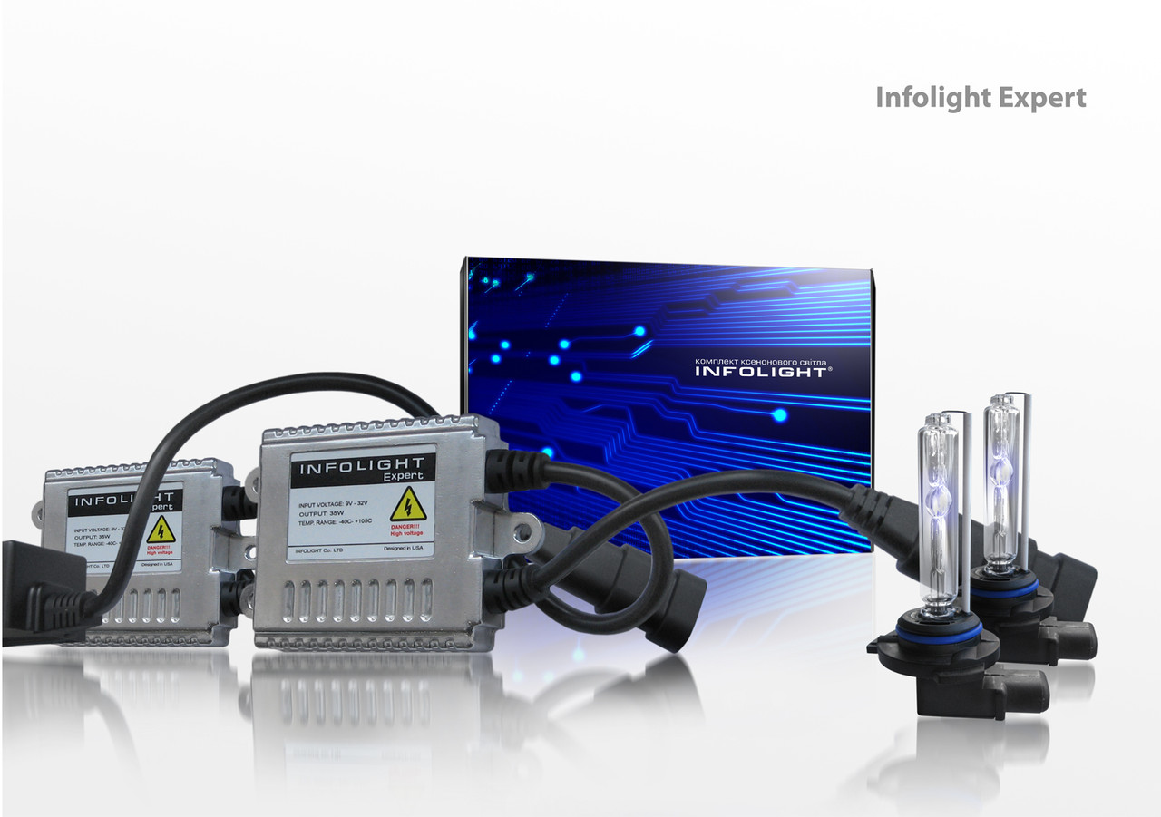 Комплект ксенона Infolight Expert Pro Slim 35W 9-16V с обманкой для стандартных цоколей - фото 5 - id-p53485262