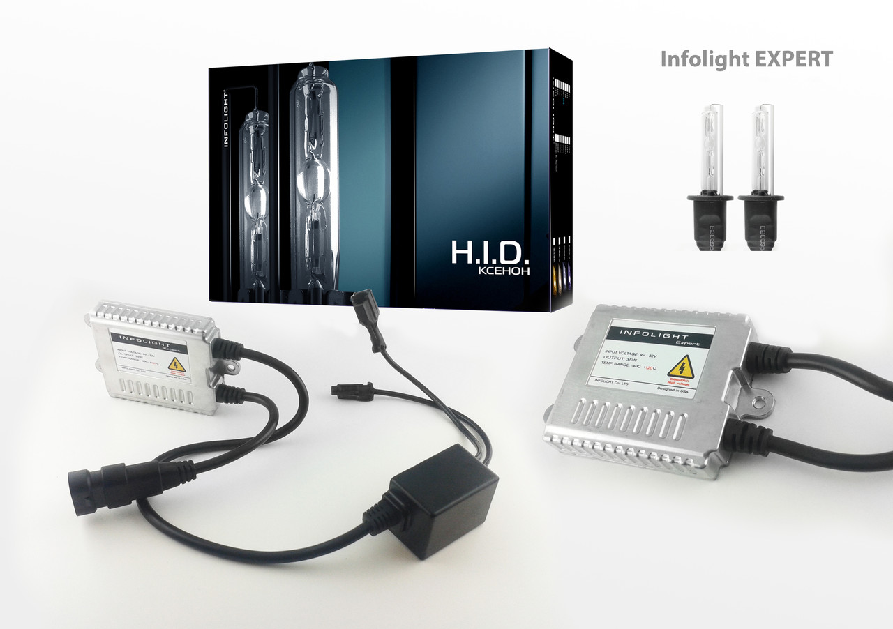 Комплект ксенона Infolight Expert Pro Slim 35W 9-16V с обманкой для стандартных цоколей - фото 4 - id-p53485262