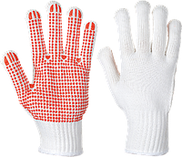 Плотные перчатки Polka Dot A112 Белый/Красный, L