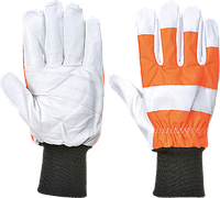 Перчатки для защиты от цепной пилы Portwest (Класс 0) A290 Оранжевый, L