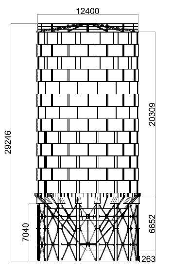 Цементный силос Constmach CS-3000 болтовое соединение - фото 6 - id-p1020350468