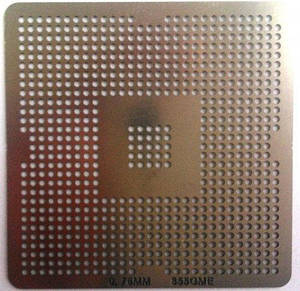 Трафарет прямого нагріву 855GME 0.76mm