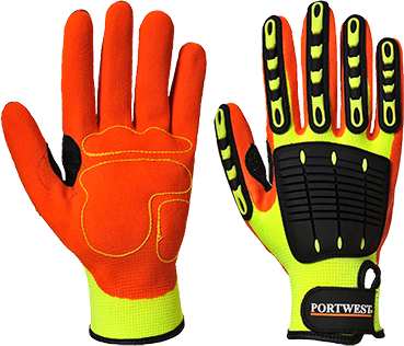 Рукавички Portwest Anti Impact Grip A721 Жовтий/Оранжевий, L, фото 1