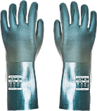 Рукавиці з подвійним покриттям ПВХ A835 Зелений, фото 2