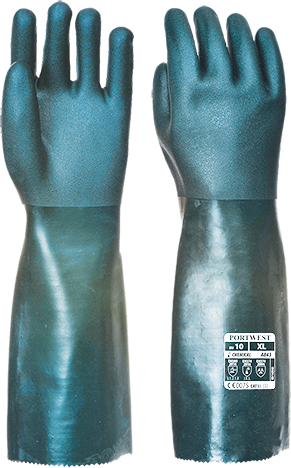 Рукавиці з подвійним покриттям ПВХ A845, фото 1
