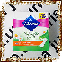 Прокладки ежедневные LIBRESSE Natural Care Pantyliners Normal 40 шт, 9882-08