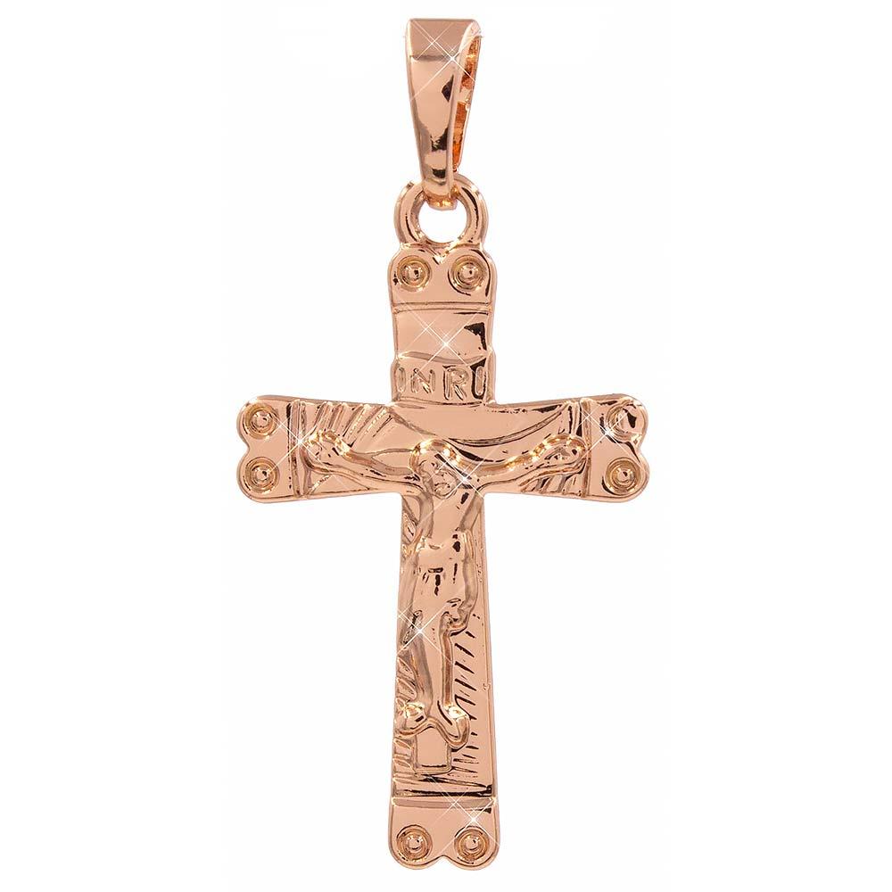 Підвіска Хрестик 2,5 см (Медичне золото), фото 1