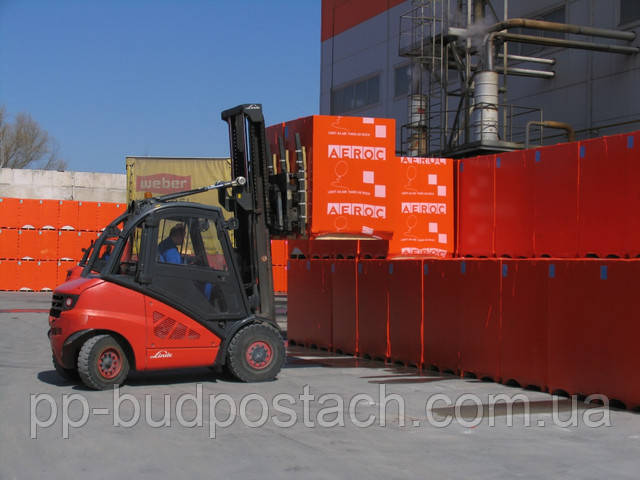 Фото погрузки газоблока Аерок Фото погрузки газоблока Аерок