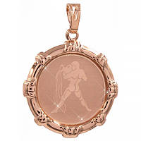 Підвіска Знаки Зодіаку Водолій 2,5 см (Медичне золото)