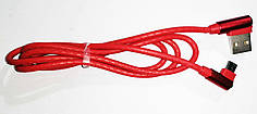 Шнур USB- micro USB 079- V8 кутовий