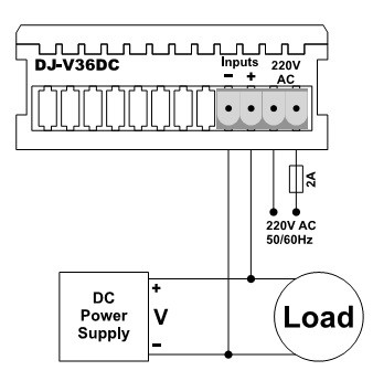 Подключение вольтметра к сети постоянного тока