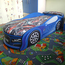 Ліжко машина Ауді синя Mebelkon, фото 3