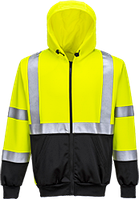 Світловідбиваюча двоколірна куртка з застібкою-блискавкою B315