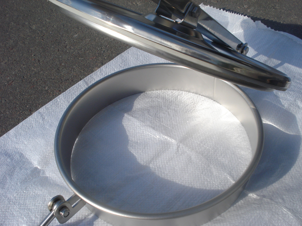 Люк із нержавіючої сталі DN 400, фото 1