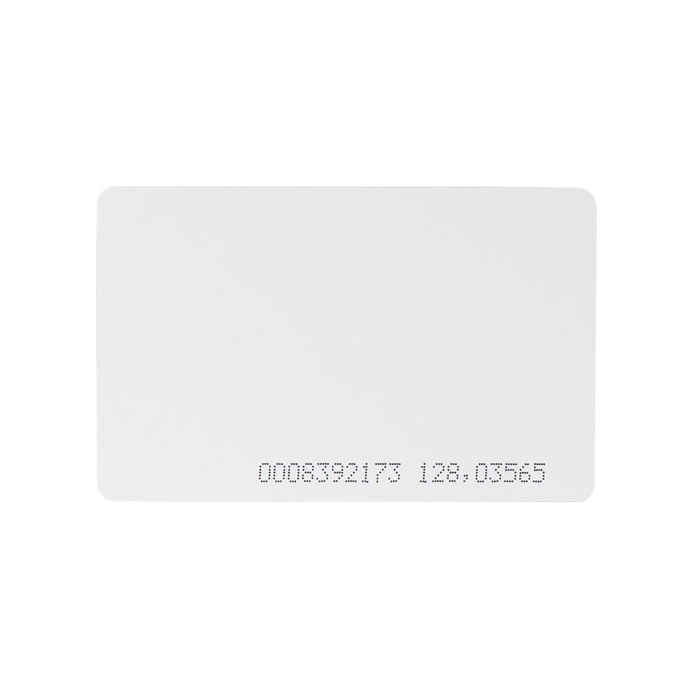 Набор 25 шт. Бесконтактная карта Tecsar Trek EM-Marine 0,8 мм белая - фото 1 - id-p1021576639