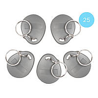 Набір 100 шт. Ключ-брелок Tecsar Trek EM-Marine сірий