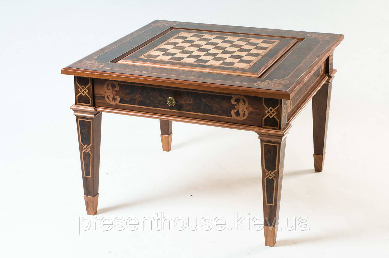 Шаховий стіл 2 в 1 "Шахмати та нарди" ДІКІНГ, фото 1