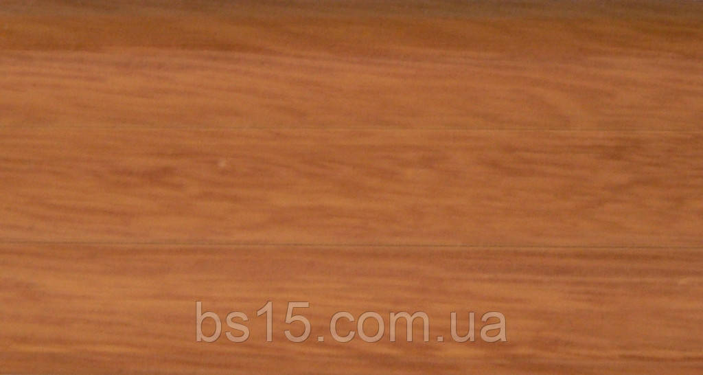 Плінтус із каналом і м'яким краєм. BS03 Вишня, фото 1