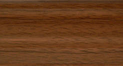 Плінтус із каналом і м'яким краєм. BS06 Каштан