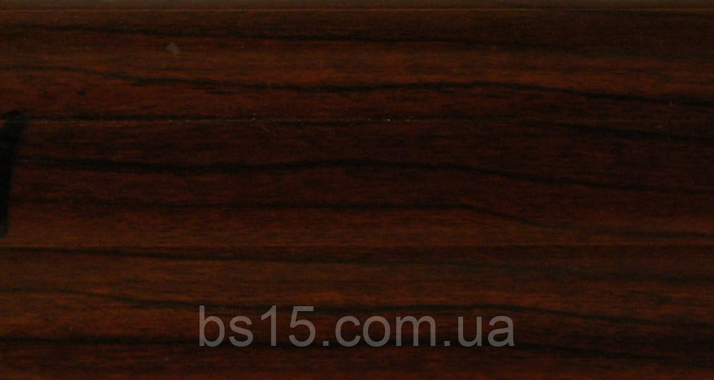 Плінтус із каналом і м'яким краєм. BS11 Венге, фото 1