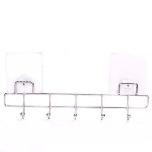 Гачки Besser 5 шт 31.5*4.5*8.5 см із кріпленням хромована сталь