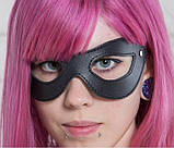 Шкіряна БДСМ маска на очі, фото 2