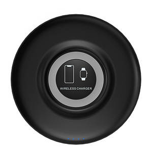 Бездротова зарядка RGT W8 2 в 1 Black Wireless Power Bank 5000 mAh