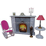 Дитяча іграшкова меблі Глорія Gloria для ляльок Барбі "Камін" (96006), фото 2
