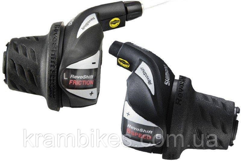 Манетки перемикання Shimano  SL-RS36 RevoShift 3x6-шв.(лів+прав)