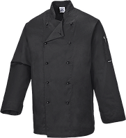Куртка Portwest Somerset для повара C834, Черный, L