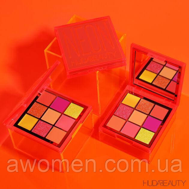 Тени Huda Beauty Neon Orange Obsessions, фото 1