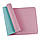 Коврик (мат) для йоги та фітнесу SportVida TPE 6 мм SV-HK0227 Pink/Sky Blue, фото 4