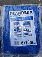 Тент Тарпаулін 6*10 синій 75 г/м2, розмір 6х10 м.