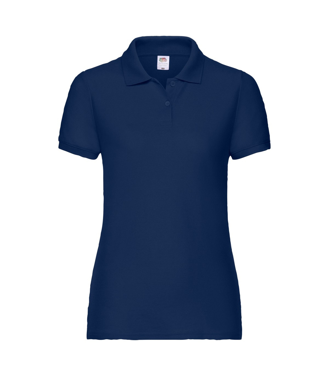 Женская футболка поло темно-синяя 212-32 - фото 1 - id-p285504866
