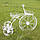 Кашпо велосипед 3-х колісний великий 80*60 см Гранд Презент 10901623, фото 2