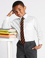 Сорочка для хлопчика з довгим рукавом в школу