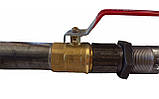 Байпас ДК 40 мм довгий кран (1 1/2"-) напівзавужений — нарізний на кінцях (під муфту), фото 4