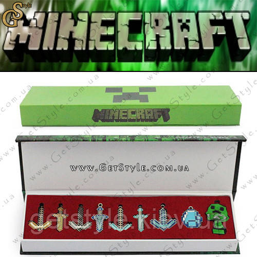 Подарунковий набір Minecraft — "Minecraft Box" — 9 шт.!