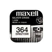 Батарейка Maxell SR621SW Silver Oxide (364), 1.55V, 1 шт.