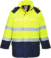 Світловідбиваюча куртка з захистом від електричної дуги Bizflame Multi Arc FR79