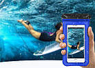 Підводний чохол для смартфона AirCase з надувними краями синій, фото 4