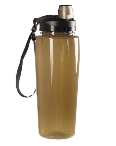 Пляшка для води (фляга) MIL-TEC SMOKE BOTTLE TRANSPARENT (600 ml) (14519705)